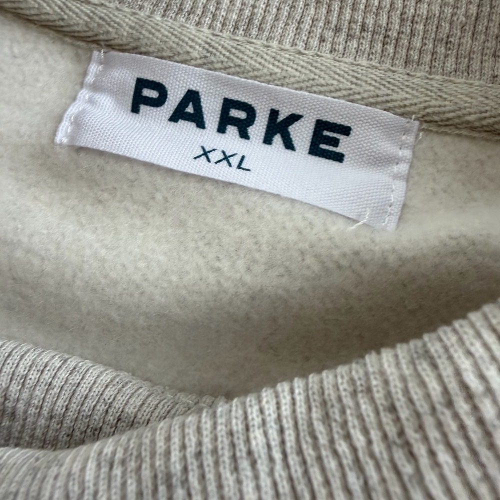 Parker Gray Sweatshirt with brown Lettering - Picture 4 of 5